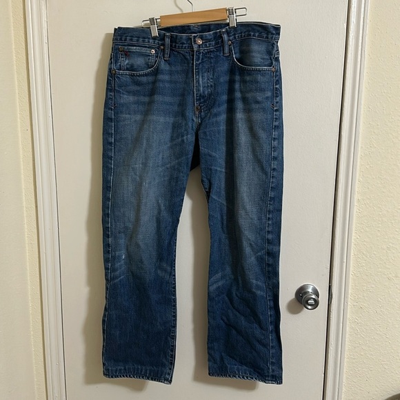 EUC Polo Ralph Lauren Bootcut Jeans 34x28 - Picture 1 of 5